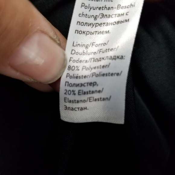 Spanx Pants Womens 3X Black Faux Leather Look High Rise Shaping Pocket Jogger - Picture 12 of 14